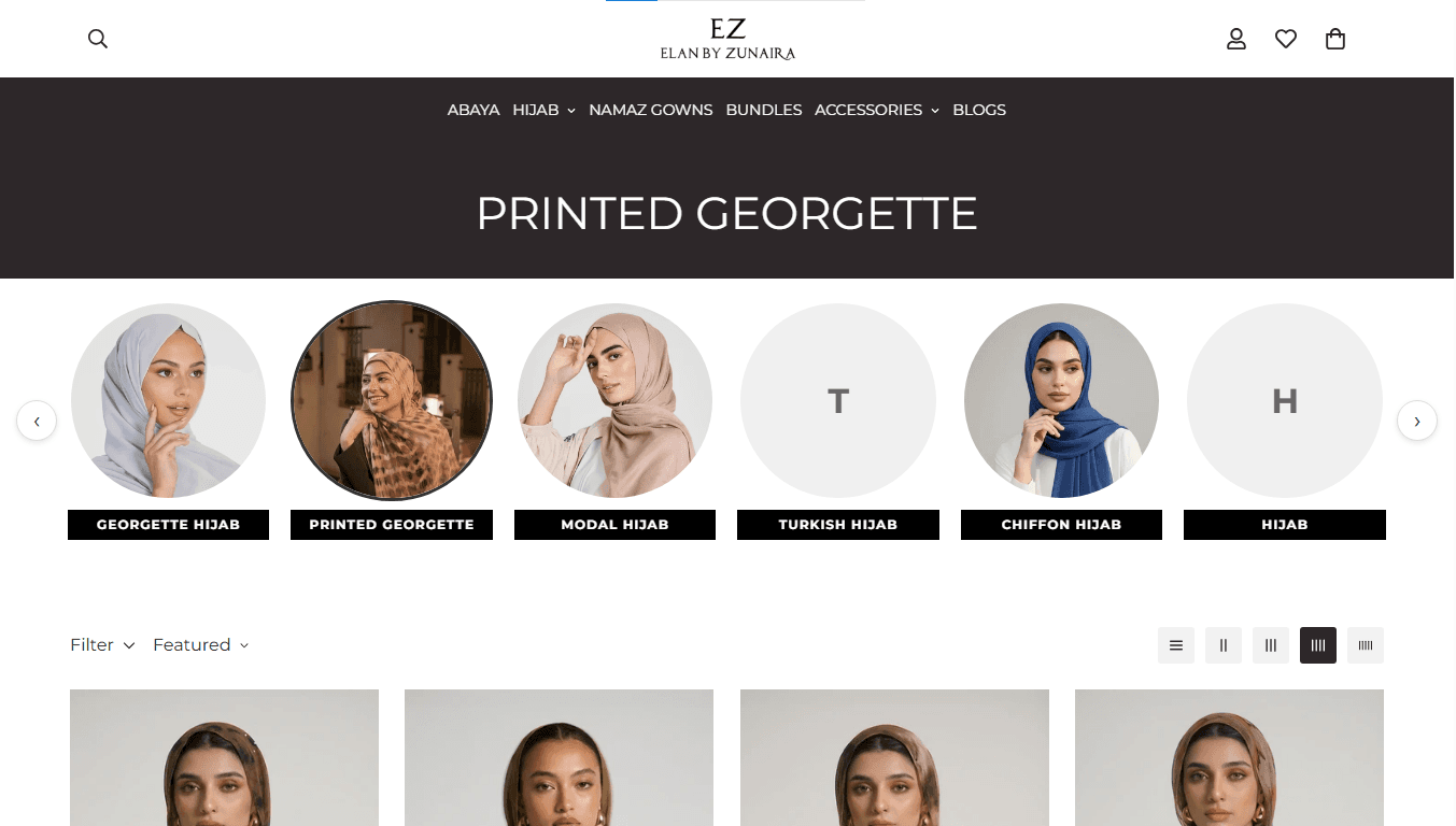 Custom Shopify related collections section