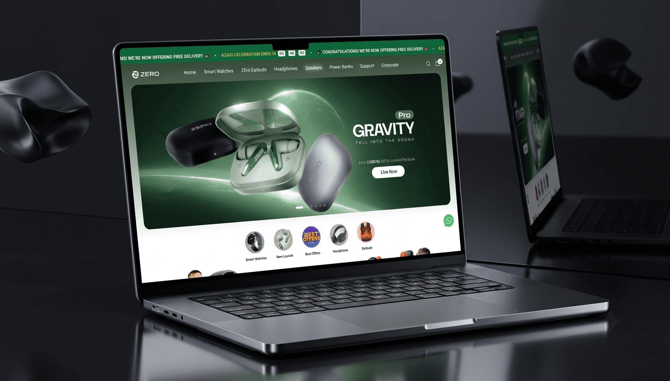 Zero Lifestyle Shopify store